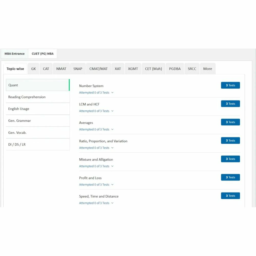 2. Personal Practice Dashboard
